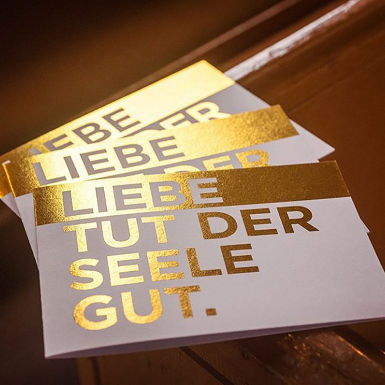 Hass schadet der Seele Liebe tut der Seele gut
